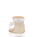 Kiah Mule Heels - Nude Smooth