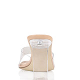 Kiah Mule Heels - Nude Smooth