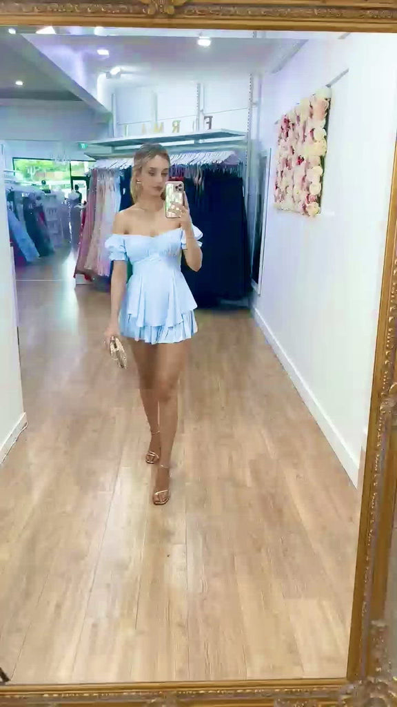 Masie Playsuit - Light Blue