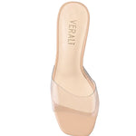 Kiah Mule Heels - Nude Smooth