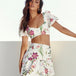 Yokana Top - White Floral