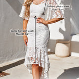 Reyna Lace Midi Dress - Mauve