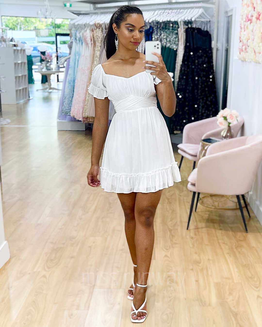 Masie Mini Dress - White