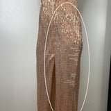 Gigi Sequin Gown - Rose Gold [SAMPLE]
