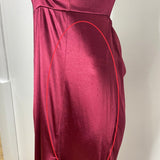 Kendall Split Formal Gown - Wine [SAMPLE]
