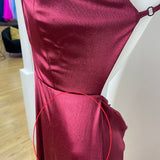 Kendall Split Formal Gown - Wine [SAMPLE]