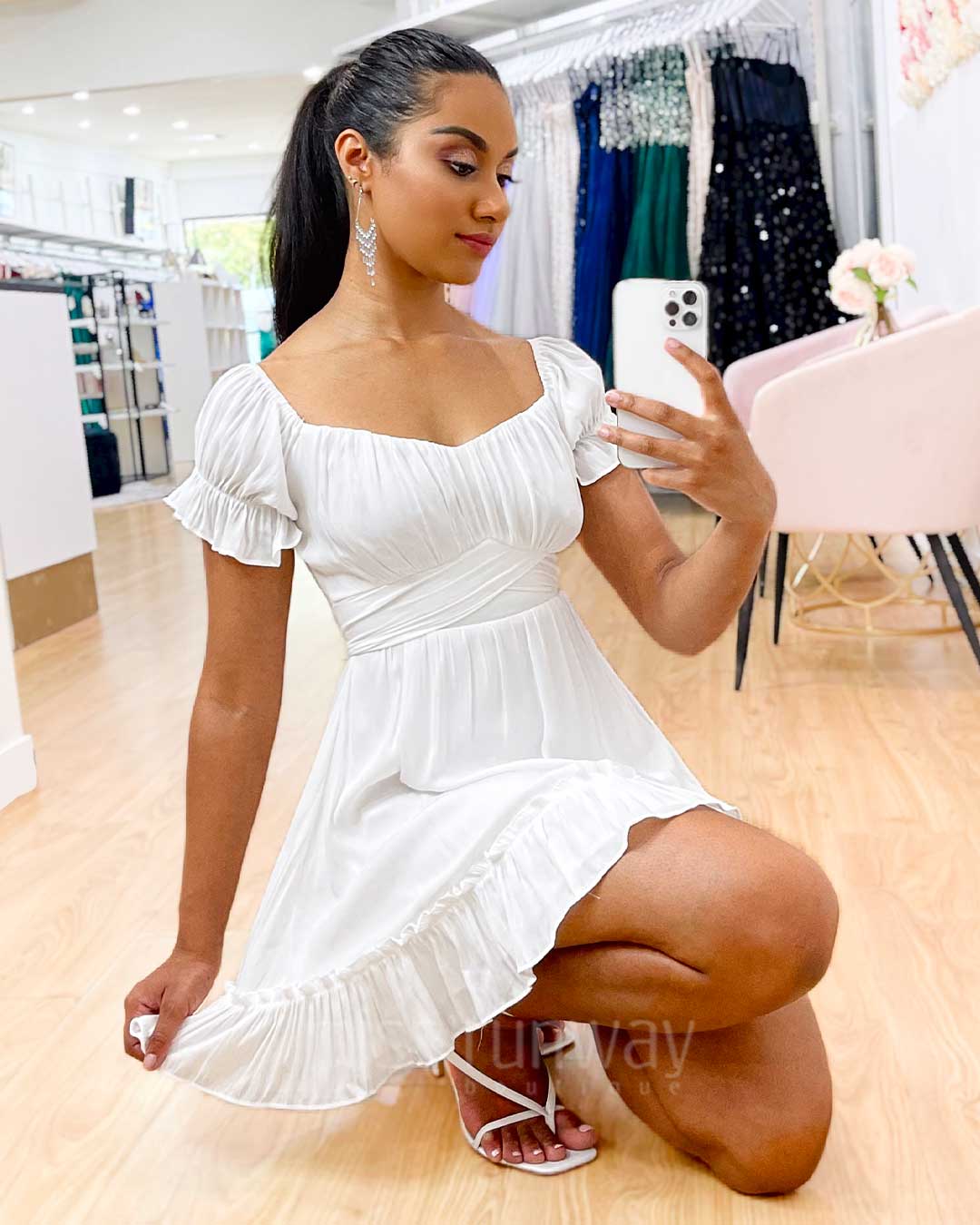 Masie Mini Dress - White