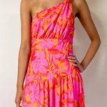 Siena Floral Maxi Dress - Hot Print