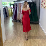  Masie Midi Dress - Red