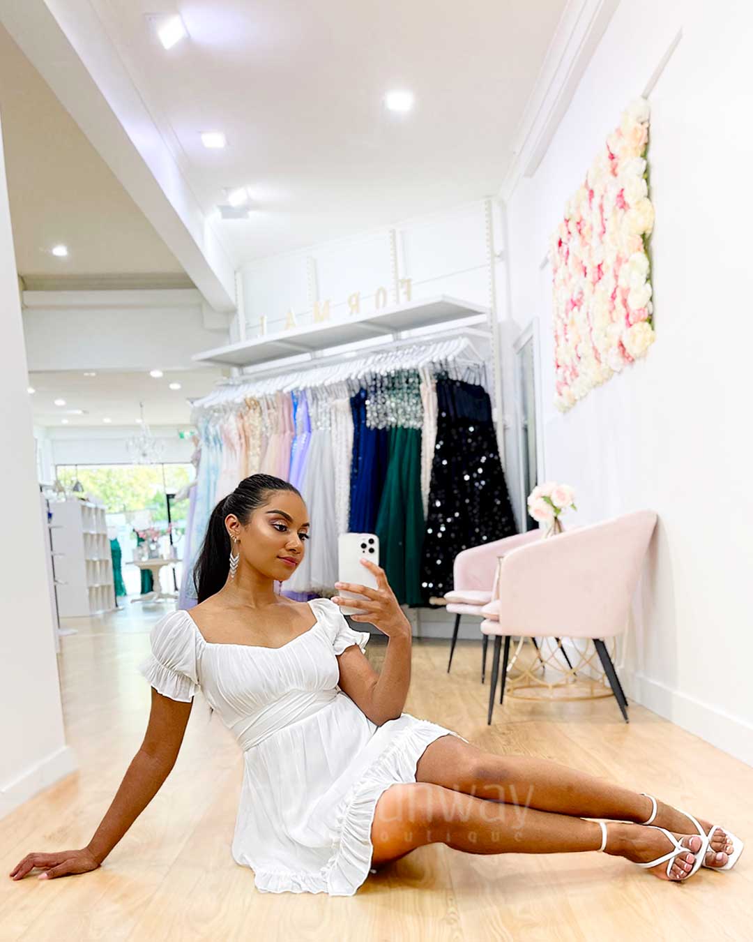 Masie Mini Dress - White