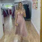 Carrie Midi Dress - Blush