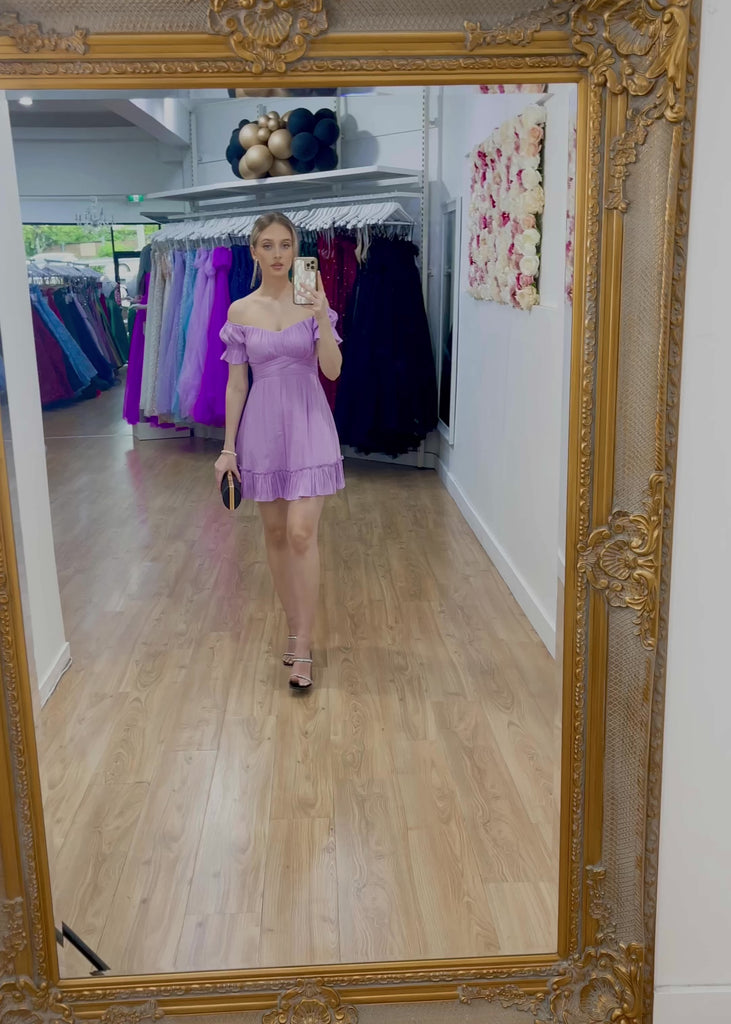 Masie Mini Dress - Lilac