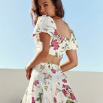 Yokana Top - White Floral