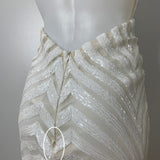 Kourtney Sequin Gown - White [SAMPLE]