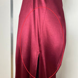 Kendall Split Formal Gown - Wine [SAMPLE]