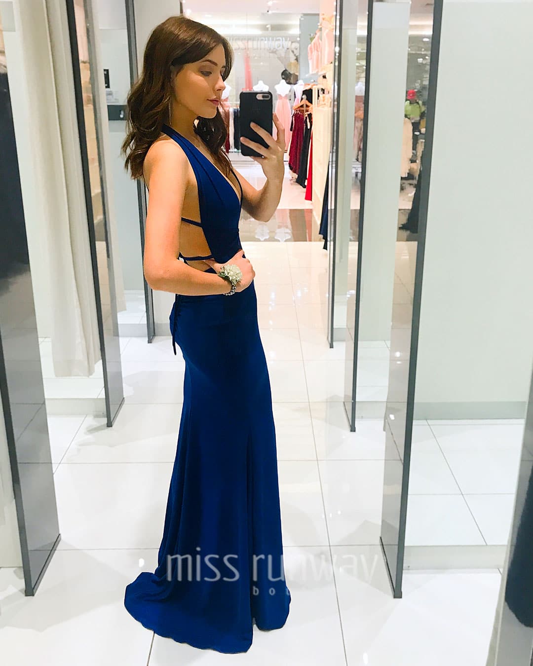 Alexis Gown - Cobalt