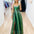 Apollo Metallic Gown - Green