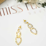 Aurora Diamond Earrings - Gold