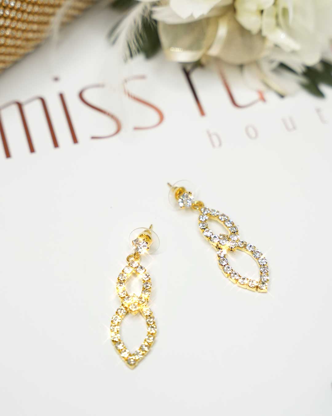 Aurora Diamond Earrings - Gold