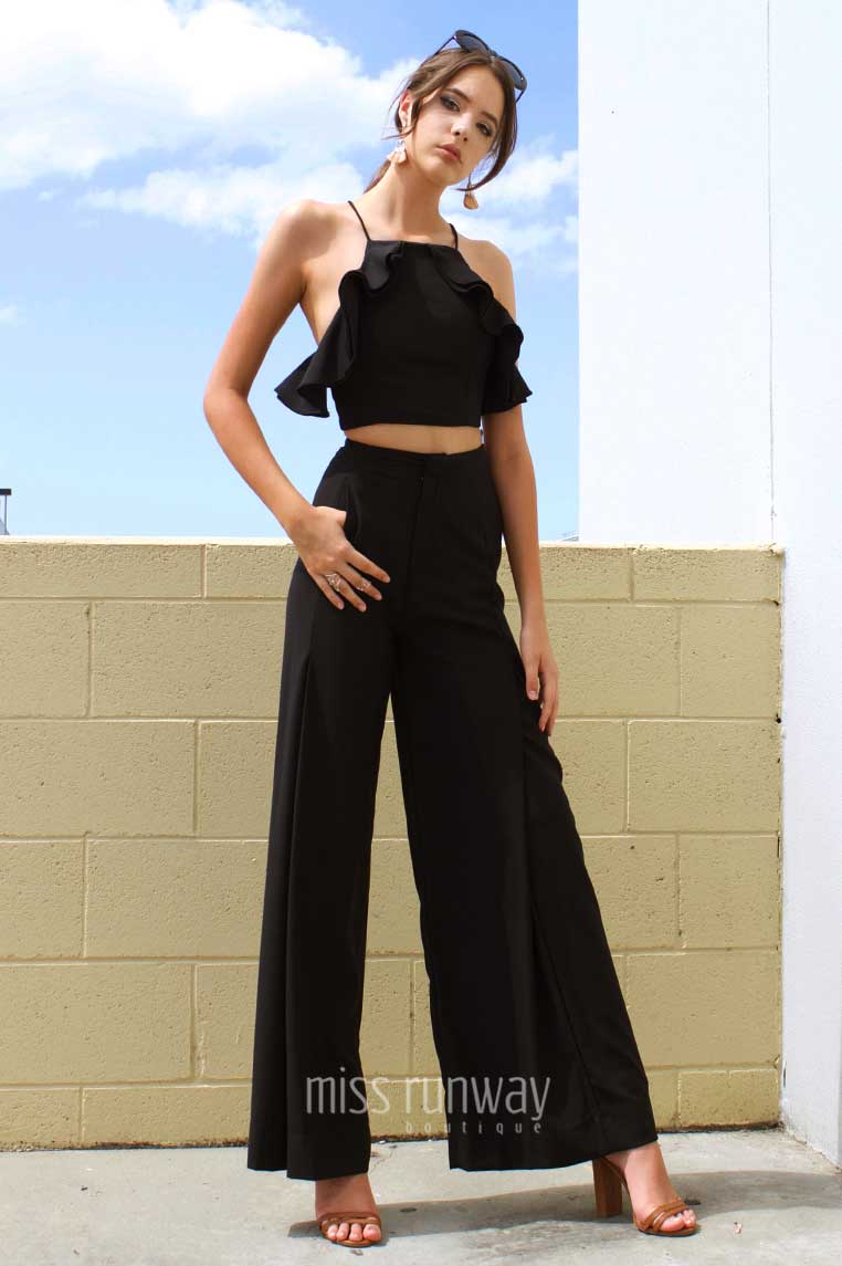 Bahamas Pants - Black - Miss Runway Boutique
