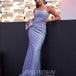 Bailey Glitter Gown - Light Blue