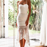 Mesina Lace Dress - White - Miss Runway Boutique
