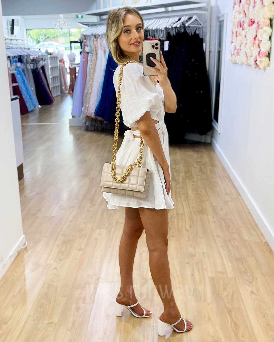 Blanca Mini Dress - White