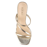 Kipper Block Mule Heels - Champagne Smooth