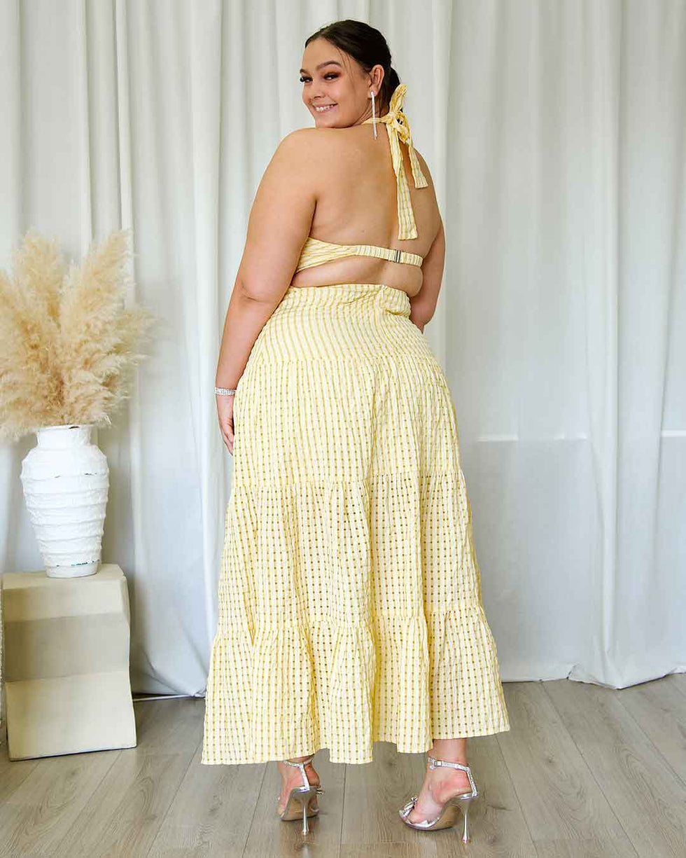 Camille Maxi Dress - Yellow