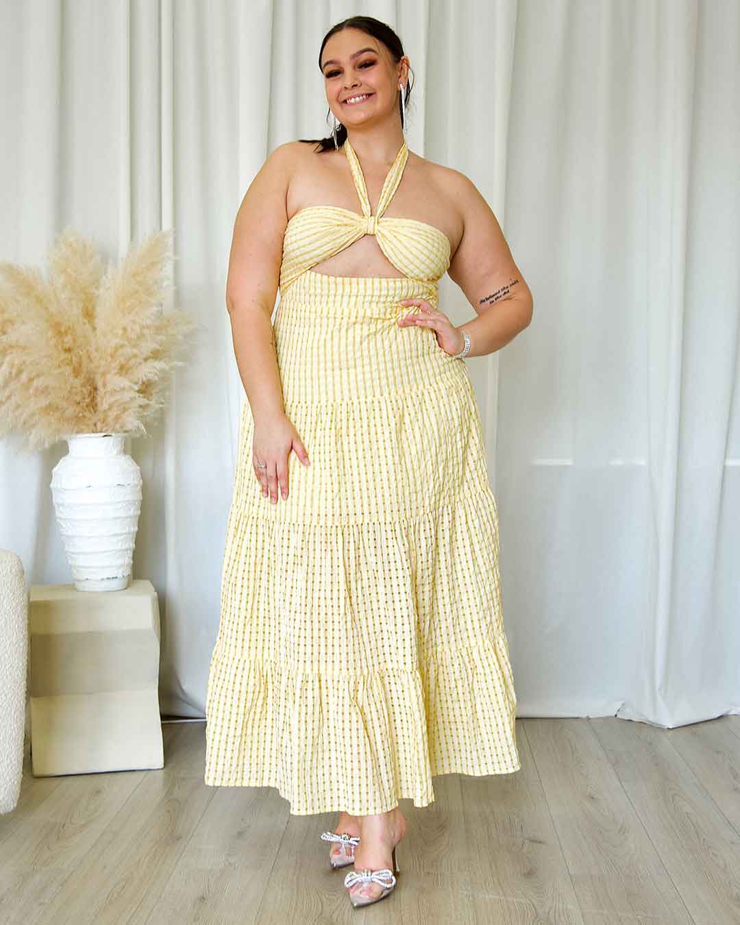 Camille Maxi Dress - Yellow