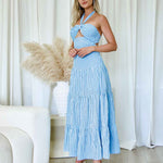 Camille Maxi Dress - Blue