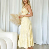 Camille Maxi Dress - Yellow