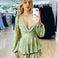 Carla Playsuit - Pistachio