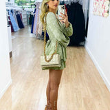 Carla Playsuit - Pistachio
