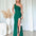 Carmela Glitter Gown - Emerald