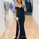 Carmen Glitter Gown - Black