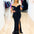 Carmen Sequin Gown - Black