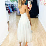 Carrie Midi Dress - White