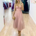 Carrie Midi Dress - Blush