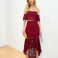 Celine Lace Set - Wine