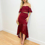 Celine Lace Set - Wine