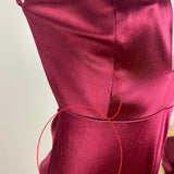 Kendall Split Formal Gown - Wine [SAMPLE]