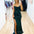 Diva Sequin Gown - Emerald