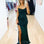 Diva Sequin Gown - Emerald