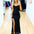 Diva Sequin Gown Black