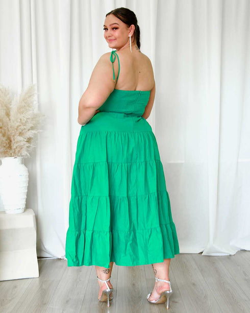 Dominique Maxi Dress - Green