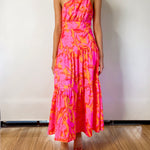 Siena Floral Maxi Dress - Hot Print