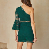Elysian Lace Dress - Green 