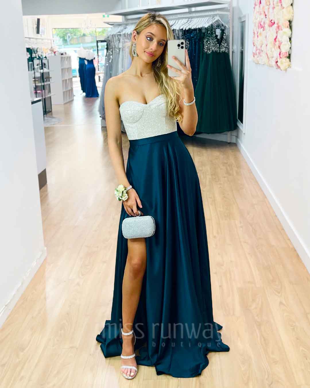 Elizabeth Gown - Teal