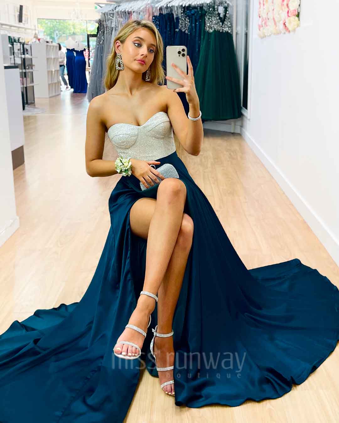 Elizabeth Gown - Teal